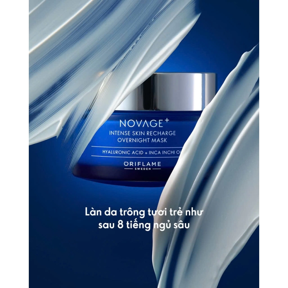 42255 Oriflame – Mặt nạ ngủ Oriflame Novage+ Intense Skin Recharge Overnight Mask 50ML
