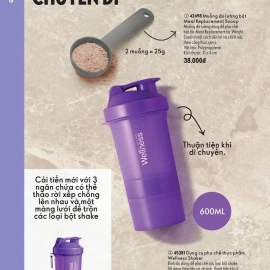 46381 Bình lắc của Oriflame Wellness Shaker 600ML