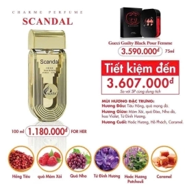 NƯỚC HOA NỮ CHARME SCANDAL 100ML