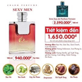 NƯỚC HOA NAM CHARME SEXY MEN 100ML