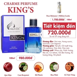 NƯỚC HOA NAM CHARME KING'S 100ML