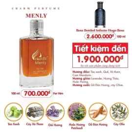 NƯỚC HOA NAM CHARME MENLY 100ML