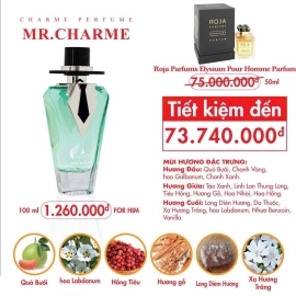 NƯỚC HOA NAM CHARME MR CHARME 100ML