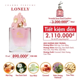 NƯỚC HOA NỮ CHARME LONELY 75ML