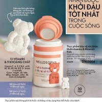 29699 ORIFLAME- Thực phẩm bảo vệ sức khỏe WellnessKids Multivitamins & Minerals mẫu mới DATE 08.2027