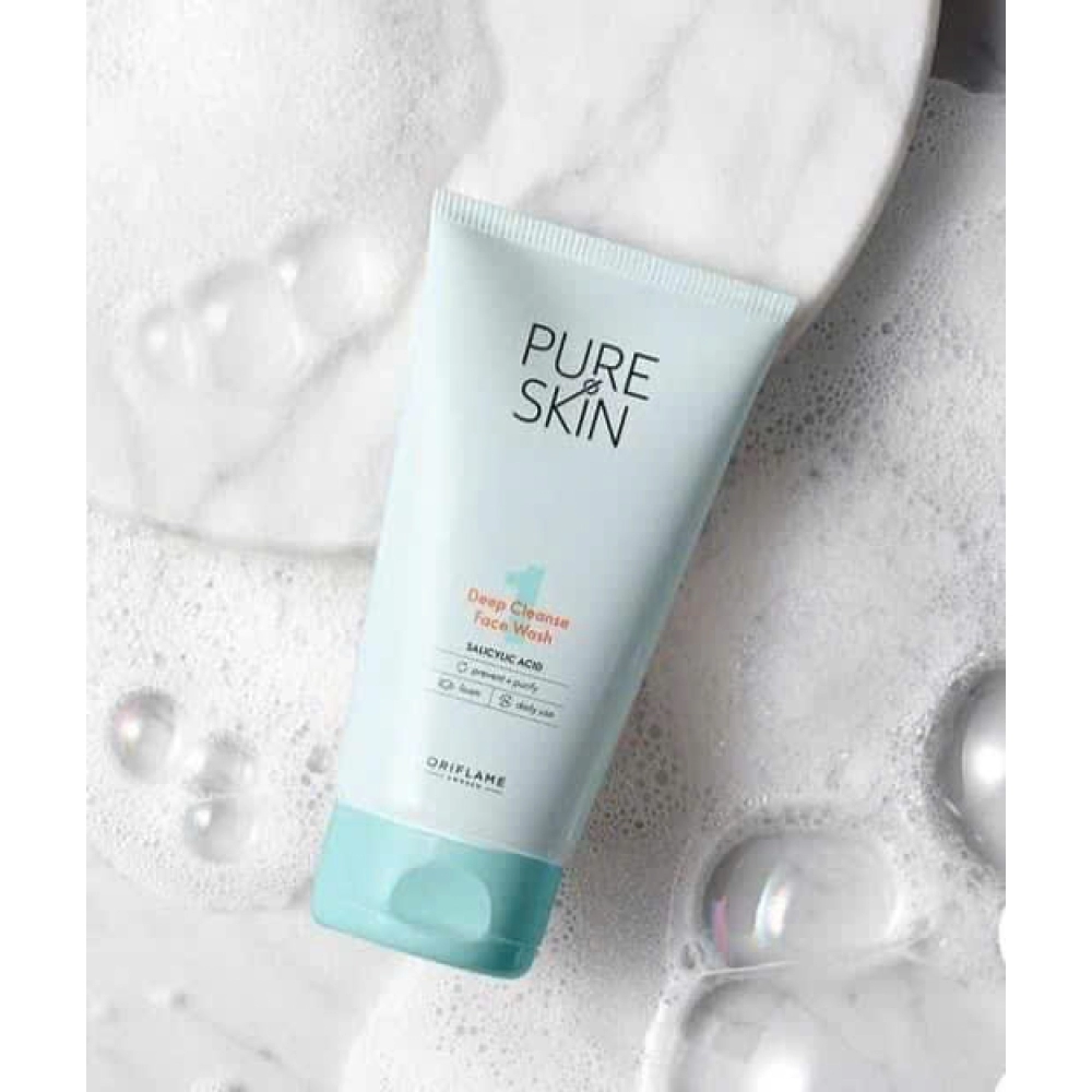 41671 ORIFLAME-  SỮA RỬA MẶT PURE SKIN DÀNH CHO DA NHỜN MỤN 150ML DATE 12.2027
