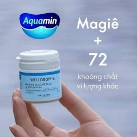 44221- Thực phẩm bảo vệ sức khỏe Wellosophy Marine Magnesium and Vitamin B6 bổ sung Magiê và vitamin B6 – Hộp 30 viên