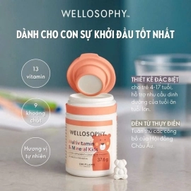 29699 ORIFLAME- Thực phẩm bảo vệ sức khỏe WellnessKids Multivitamins & Minerals mẫu mới DATE 08.2027