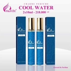 NƯỚC HOA NAM MINI CHAMRE COOL WATER ( SET 2 LỌ X 10ML)