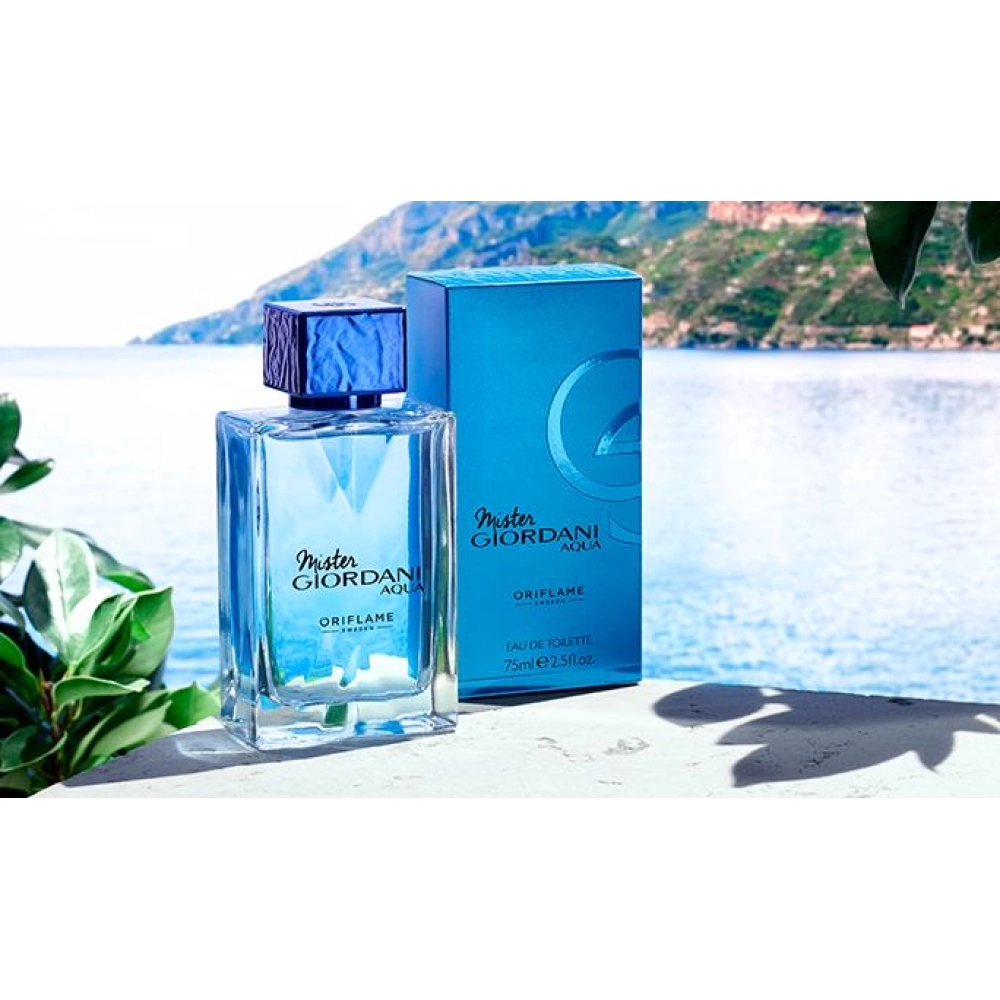 42837 Oriflame – Nước hoa Oriflame nam Mister Giordani Aqua Eau De Toilette – 75ml