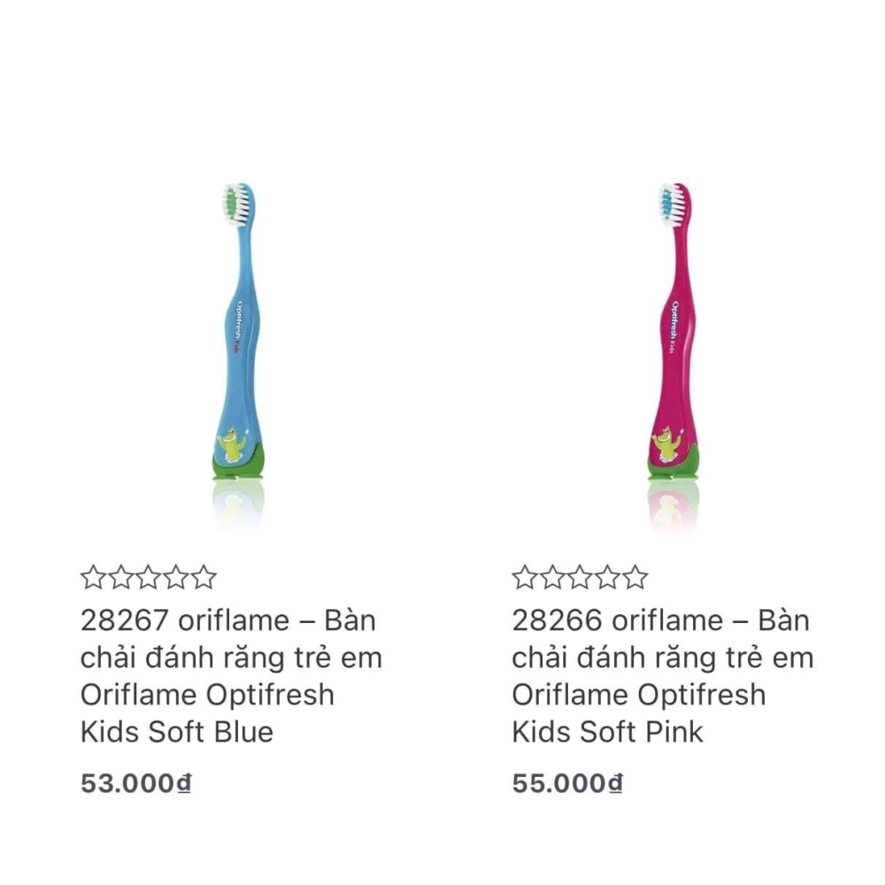 BÀN CHẢI ĐÁNH RĂNG TRẺ EM ORIFLAME