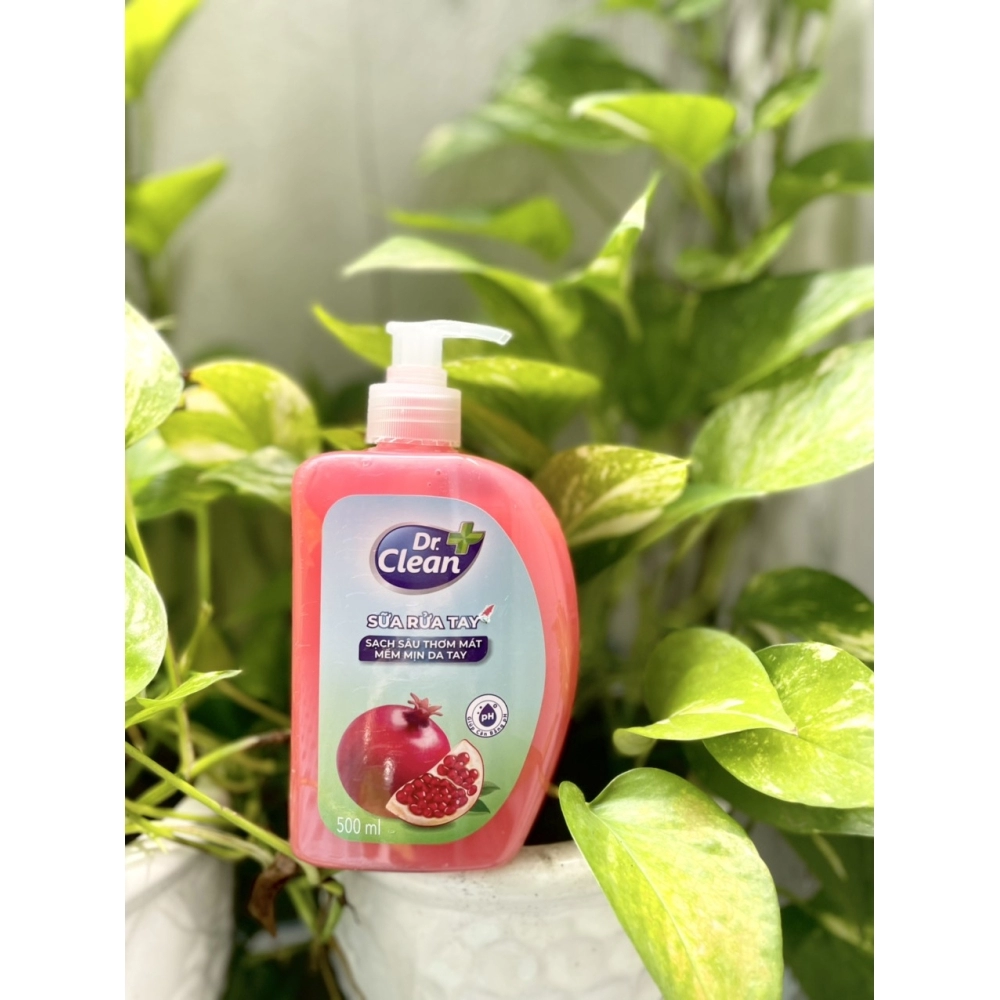 NƯỚC RỬA TAY DIỆT KHUẨN DR CLEAN HƯƠNG LỰU 500ML