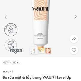 41374 Oriflame – Sữa rửa mặt 2 in 1 Waunt Level Up Butter - 150ML Date 04.2026- 2027